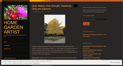 Desktop Screenshot of homegardenartist.wordpress.com