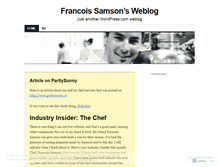 Tablet Screenshot of francoissamson.wordpress.com