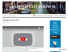 Tablet Screenshot of iamthecityfestival.wordpress.com