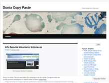 Tablet Screenshot of duniacopypaste.wordpress.com
