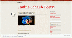 Desktop Screenshot of janineschaubpoetry.wordpress.com