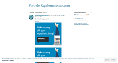 Desktop Screenshot of fororegalomascotas.wordpress.com