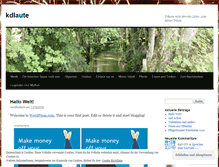 Tablet Screenshot of kdlaute.wordpress.com