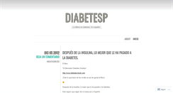 Desktop Screenshot of diabetesp.wordpress.com