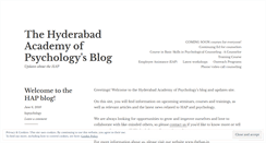 Desktop Screenshot of hapsychology.wordpress.com