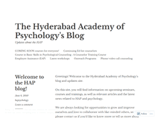 Tablet Screenshot of hapsychology.wordpress.com