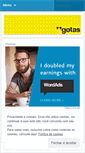 Mobile Screenshot of gotas2.wordpress.com