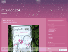 Tablet Screenshot of mixshop224.wordpress.com