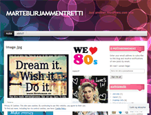 Tablet Screenshot of marteblirjammentretti.wordpress.com