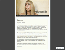 Tablet Screenshot of daniellegrossman.wordpress.com