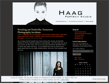 Tablet Screenshot of haagportrait.wordpress.com