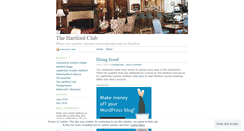 Desktop Screenshot of hartfordclub.wordpress.com
