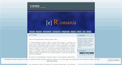 Desktop Screenshot of e-romania.wordpress.com