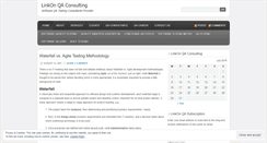 Desktop Screenshot of linkonqa.wordpress.com