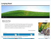 Tablet Screenshot of longingheart.wordpress.com