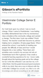 Mobile Screenshot of gibsongseportfolio.wordpress.com
