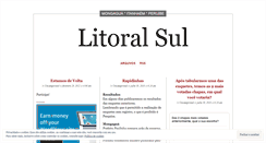 Desktop Screenshot of litoralsul.wordpress.com