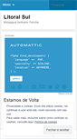 Mobile Screenshot of litoralsul.wordpress.com