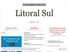 Tablet Screenshot of litoralsul.wordpress.com