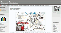 Desktop Screenshot of carmenherrera.wordpress.com
