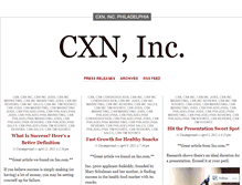 Tablet Screenshot of cxnphiladelphia.wordpress.com