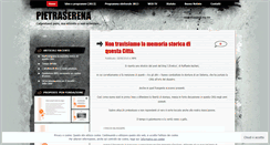 Desktop Screenshot of pietraserena.wordpress.com