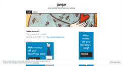 Desktop Screenshot of jamjar.wordpress.com