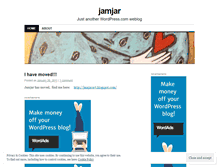 Tablet Screenshot of jamjar.wordpress.com