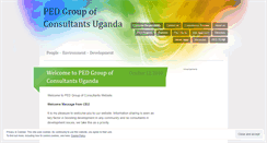 Desktop Screenshot of pedconsultants.wordpress.com