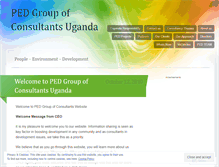 Tablet Screenshot of pedconsultants.wordpress.com