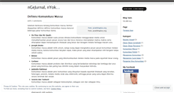 Desktop Screenshot of ngejurnal.wordpress.com