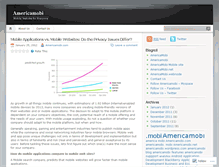 Tablet Screenshot of americamobi.wordpress.com