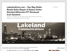 Tablet Screenshot of lakelandcom.wordpress.com