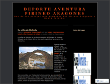 Tablet Screenshot of deporteaventurapirineoaragones.wordpress.com