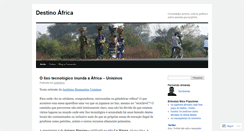 Desktop Screenshot of destinoafrica.wordpress.com
