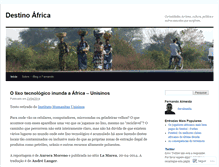 Tablet Screenshot of destinoafrica.wordpress.com