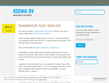 Tablet Screenshot of kseniadv.wordpress.com