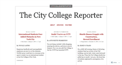 Desktop Screenshot of citycollegereporter.wordpress.com