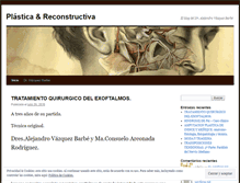 Tablet Screenshot of plasticayreconstructiva.wordpress.com