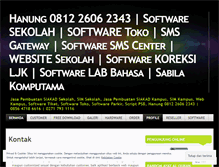 Tablet Screenshot of hanungsite.wordpress.com