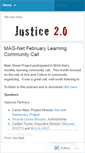 Mobile Screenshot of justice2point0.wordpress.com