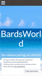 Mobile Screenshot of bardsworld.wordpress.com