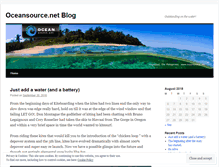 Tablet Screenshot of oceansource.wordpress.com