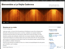 Tablet Screenshot of laviejitacaderona.wordpress.com