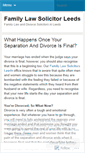 Mobile Screenshot of familylawsolicitorsleeds.wordpress.com