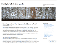 Tablet Screenshot of familylawsolicitorsleeds.wordpress.com