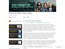 Tablet Screenshot of motorolapublicsafety.wordpress.com
