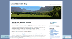 Desktop Screenshot of luhambotours.wordpress.com