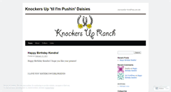 Desktop Screenshot of knockersupranch.wordpress.com