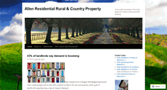 Desktop Screenshot of allenresidential.wordpress.com